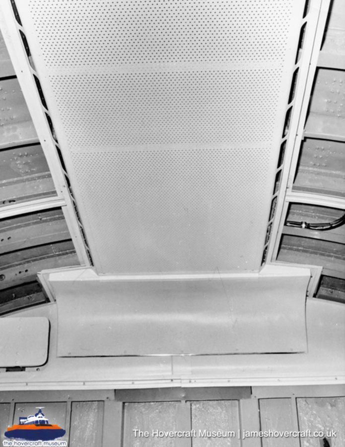 SRN6 close-up details - Cabin roof (credit: The Hovercraft Museum Trust).